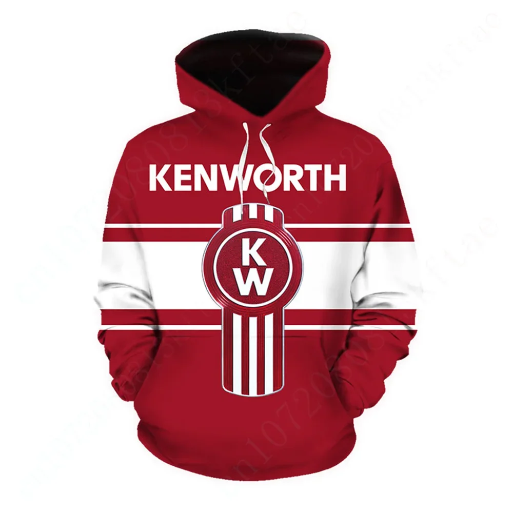 Kenworth Clothing Anime Sweatshirt Harajuku Oversize Zip Hoodie 3D Printing Pullover Casual Hoodies For Men Women Unisex Hoodies