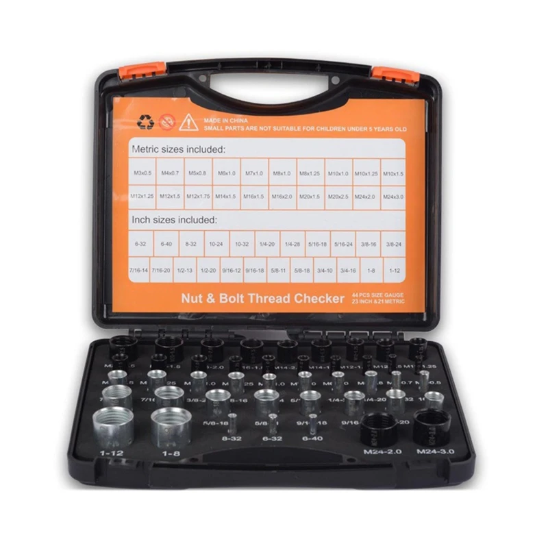 ประกอบเครื่องมือวัดเกลียว NUT Checker Bolt Checker ขนาดเมตริก NUT Checker ตรวจสอบเครื่องมือสกรู NUT NUT ASSEMBLY Tool-AT64