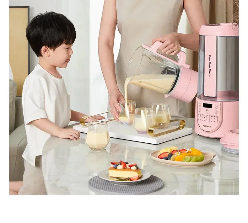 220V AUX High Speed Blender with Heating Function for Home Use - Multifunctional, Automatic, Non-Silent