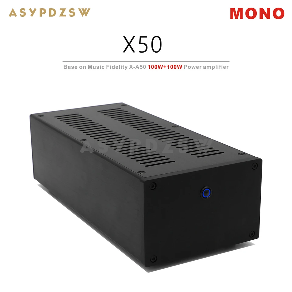 X50 MONO Power Amplifier HIFI Single Channel Class AB Audio AMP