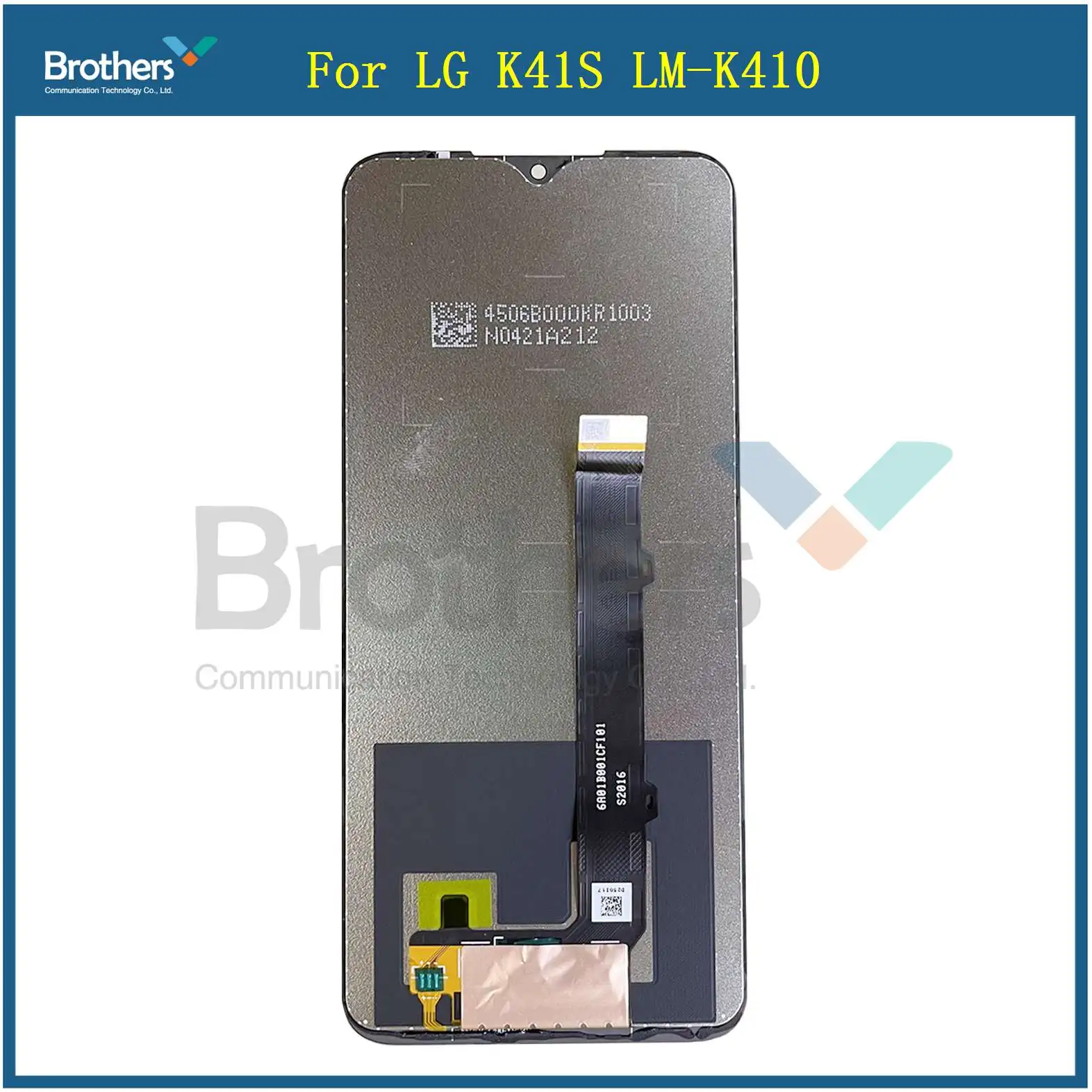 LM-K410สำหรับ LG K41S จอแสดงผล LCD แบบสัมผัสหน้าจออะไหล่ประกอบเฟรมเครื่องอ่านพิกัด