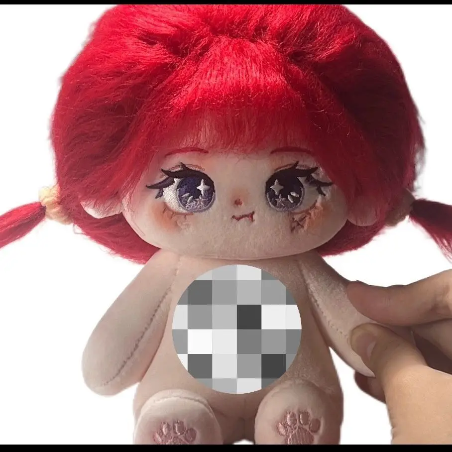 20 cm Idol Kpop Puppe Nagigi Song Yu Qi Fans Rothaar Chinesische Mädchen Puppe Gefüllte Plüsch Dress-up Baumwolle Puppe senden Freunde Geschenk Weihnachten