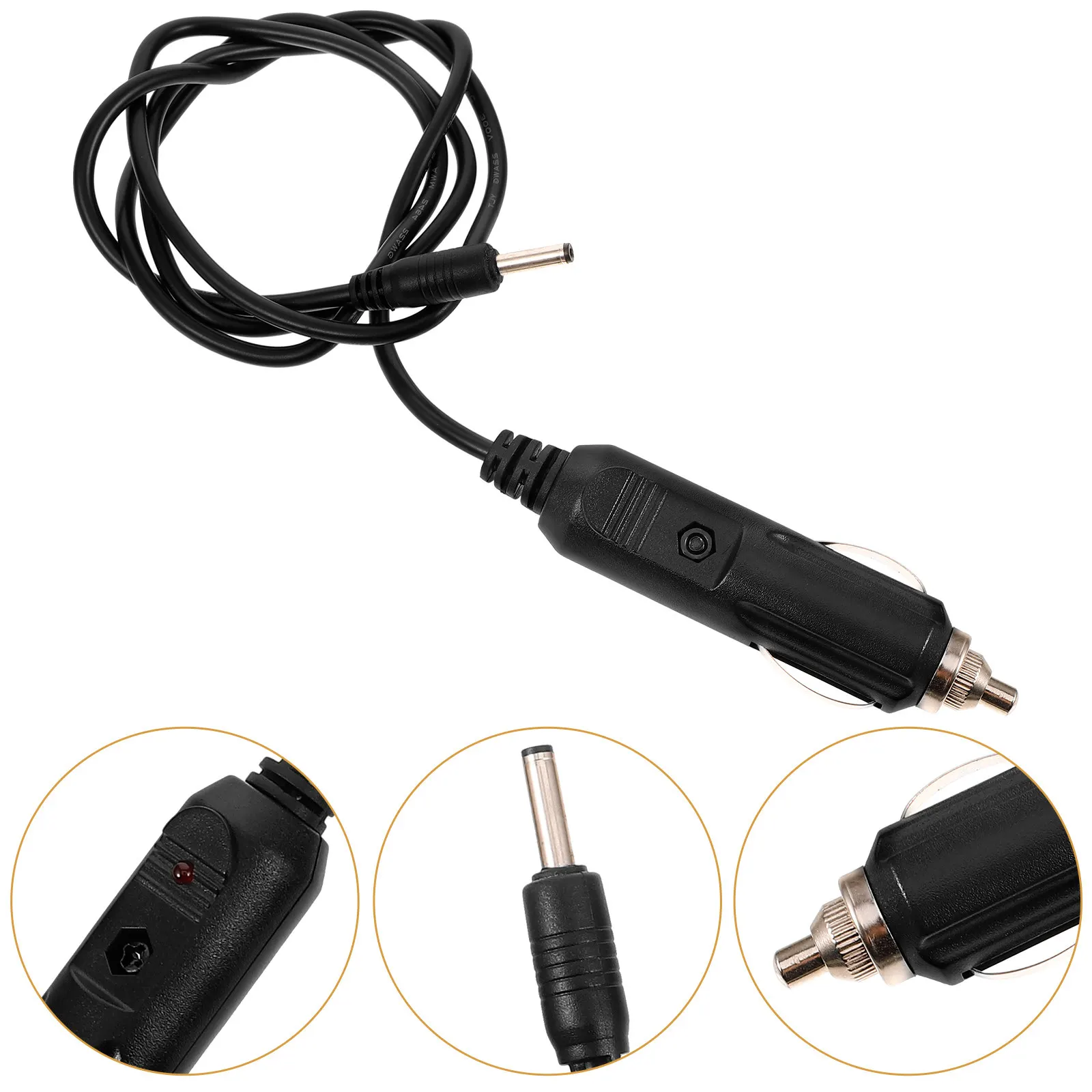 Car Cigarette Lighter Cable Extension Power Adapter Compact Stable Transmission for Speaker Box Portable Cigarette Lighter Plug