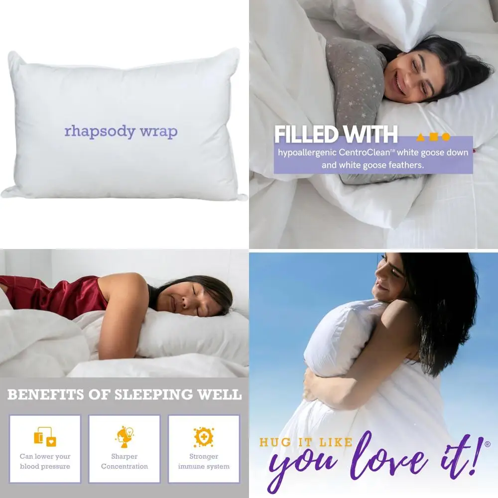 

Luxury Rhapsody Hotel Down Etc Wrap with 235-Thread Count, 100% Down-Proof, Soft, Preshrunk Cotton Fabric, Hypoallergenic Goose