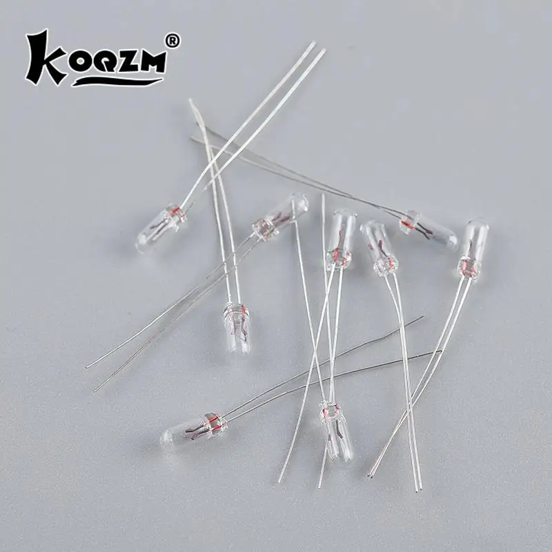 New Style 10pcs Miniature 0.07A 3mm 4mm 5mm 1.5V,3V,6V, 9V,12V, 24V Lamp Light Bulb Edison Incandescent Filament Rice