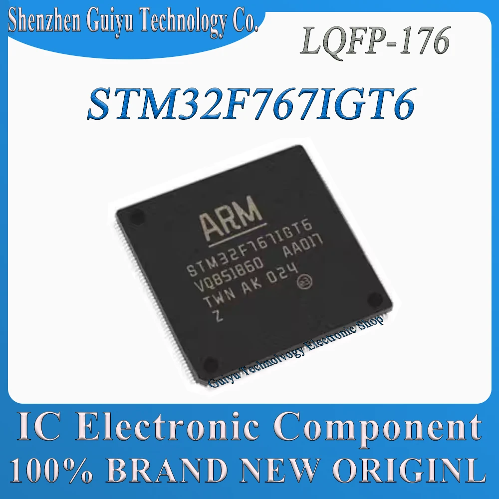 

STM32F767IGT6 STM32F767IGT STM32F767IG STM32F767I STM32F767 STM32F STM32 STM LQFP-176 IC MCU Chip