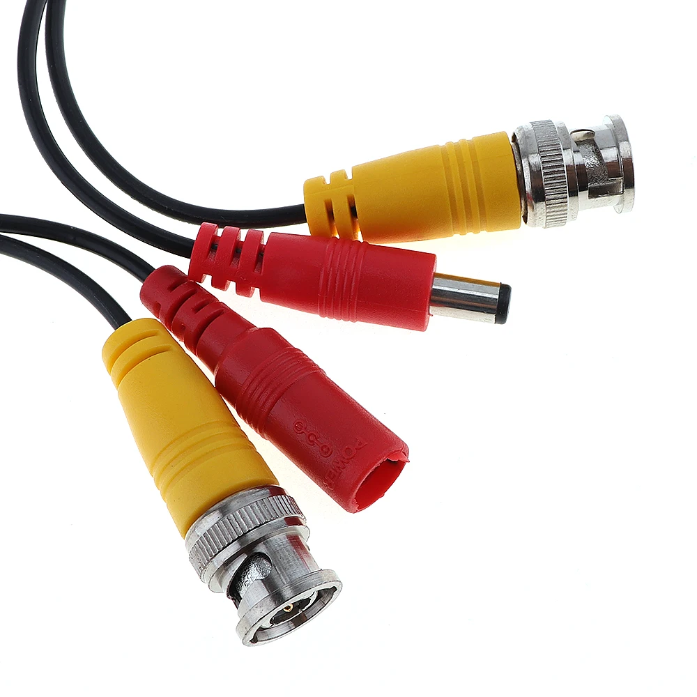 20m Meters Monitoring Integrated Line Video Power Cable Security Camera Extension Wire DVR BNC RCA Cord