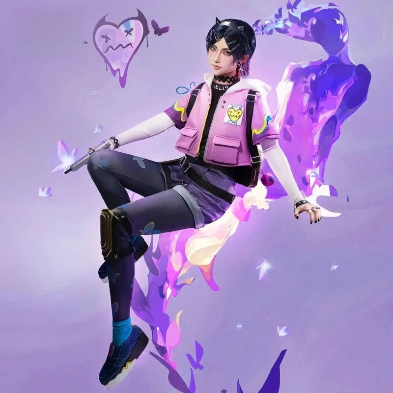 

Clove Cosplay Costume Game VALORANT Uniform Halloween Carnival Party Christmas Play Role Clothes Clothing