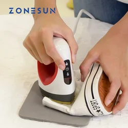 ZONESUN piccola stampante timbratrici Mini facile portatile pressa di calore macchina trasferimento digitale per magliette scarpe trasferimento ferro