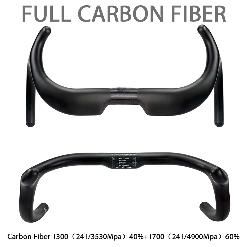 

Full Carbon Road Bike Handlebar Ultralight Bike Handlebar 330/350/370/390mm Bicycle Handlebar Carbon Fiber Bicycle Handle Bar