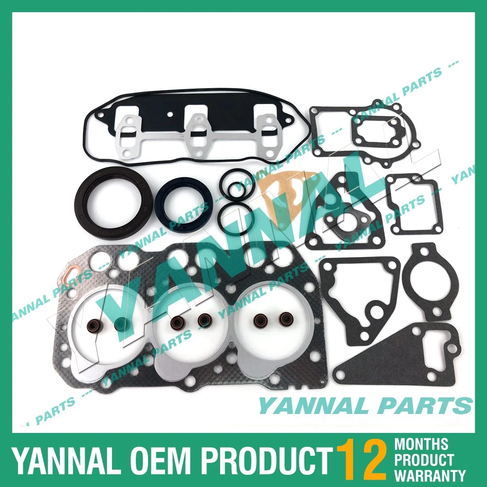 

ENGINE OVERHAUL GASKET KIT FOR YANMAR 3TNA72 ENGINE TB015 EXCAVATOR AFTERMARKET PARTS