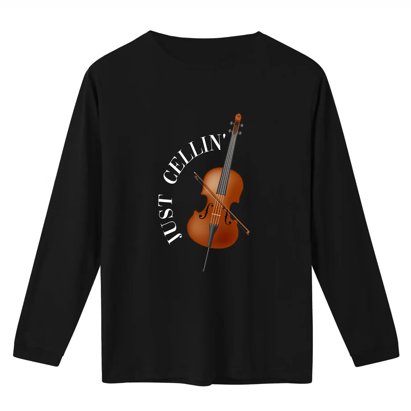 Musical instrument cello T-Shirt Summer Casual Cotton Tee Oversized Streetwear Tops Vintage Graphic Print Unisex Men Women