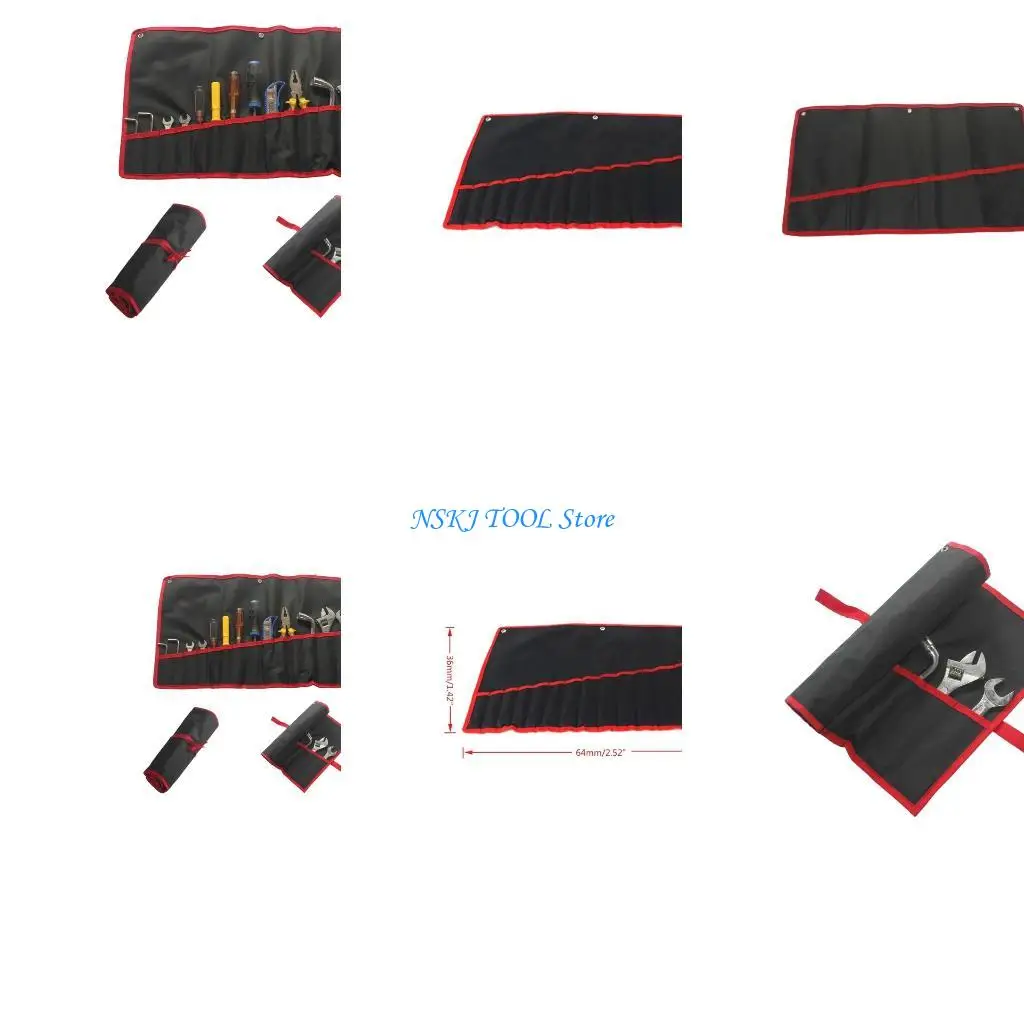 

L8RC Heavy Duty Roll Up Bag Multi-Purpose Tool Roll Bag, Tool Storage Bags