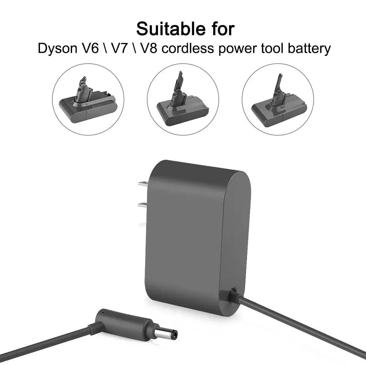 For Dyson V6 V7 V8 Vacuum Cleaner Battery Charger Power Supply EU Plug