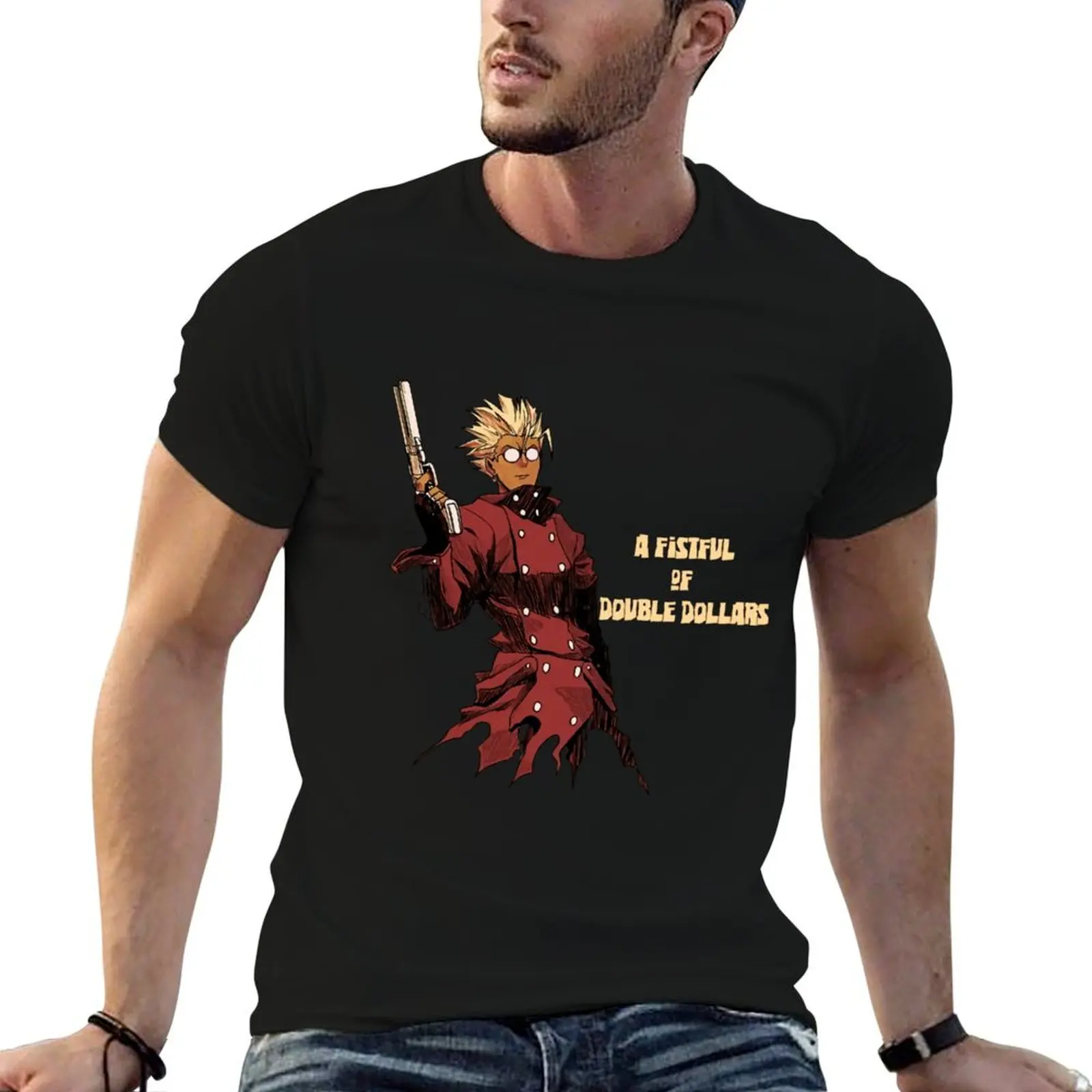 

Vash humanoid typhoon T-Shirt t shirts for man cotton funny cotton t shirts high quality T-Shirt