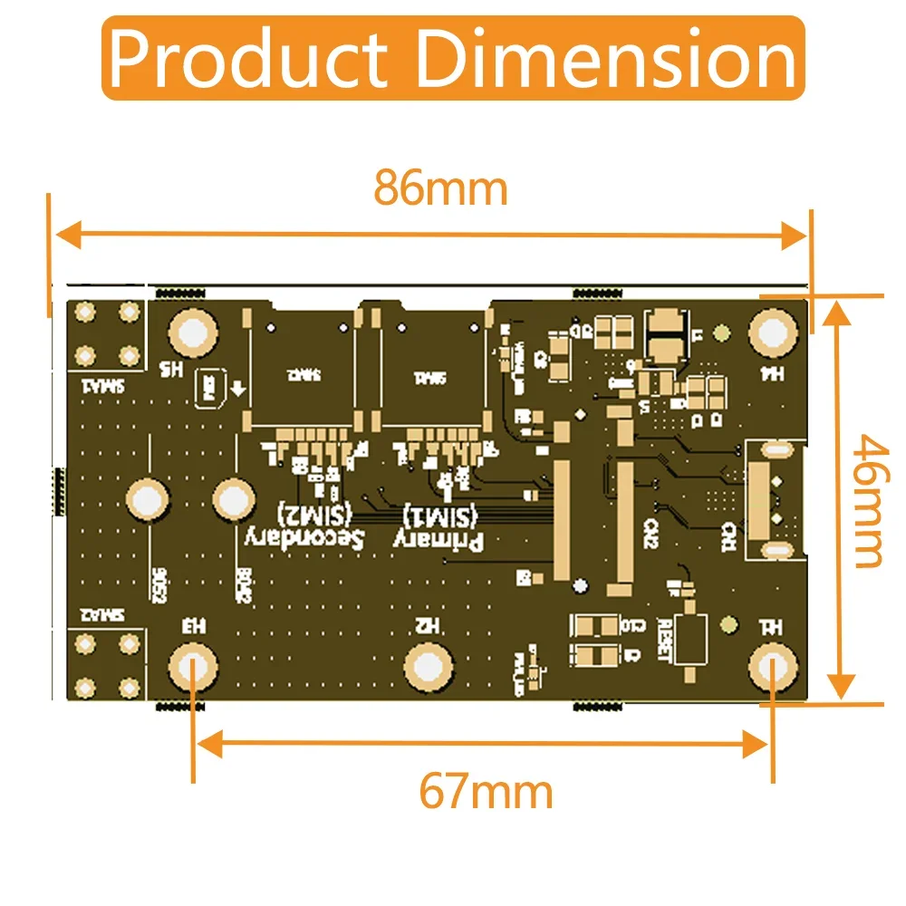 

NGFF M.2 to USB 3.0 adapter board 4G Antenna for Quectel LTE Cat16 EM160R-GL EM12-G EM06-E EM06-A EM120R-GL EM121R-GL M.2 Modem