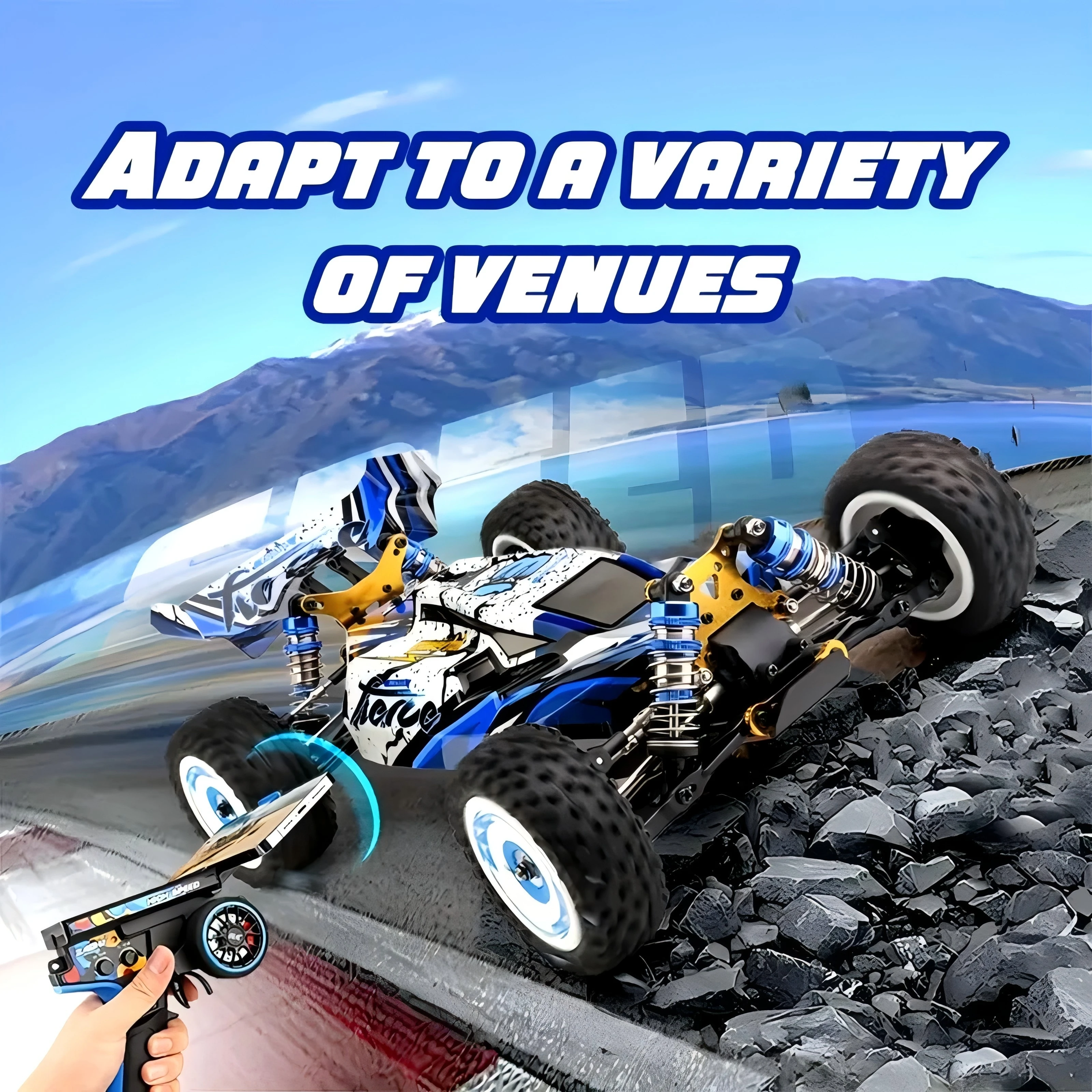 1/12 124017 Wltoys -V8 2.4G Racing RC Cars 4WD Brushless Motor 75Km/H High Speed Remote Control Off-road Drift Toys For Aduit view 4