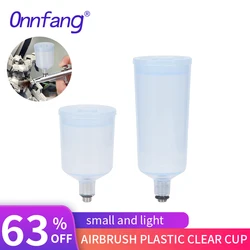 2/1PCS Airbrush Plastic Clear Cup Of Spray Gun 20CC 40CC  Air Brush Pen Repleceable Accessories For Painting