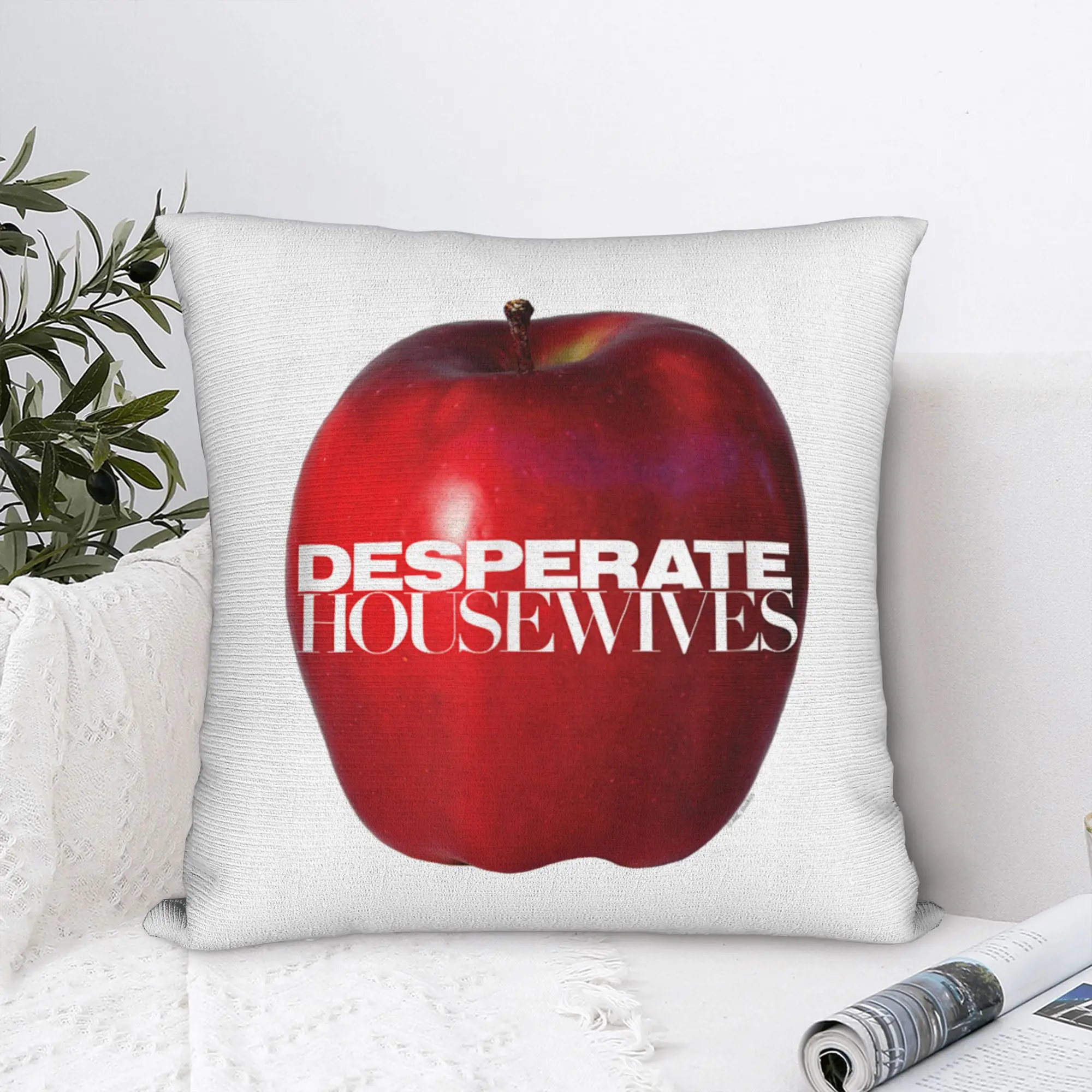 

Soft Desperate Housewives Red-Apples Pillowcase Polyester Cushion Cover Decoration TV Show Pillow Case Cover Home Zipper