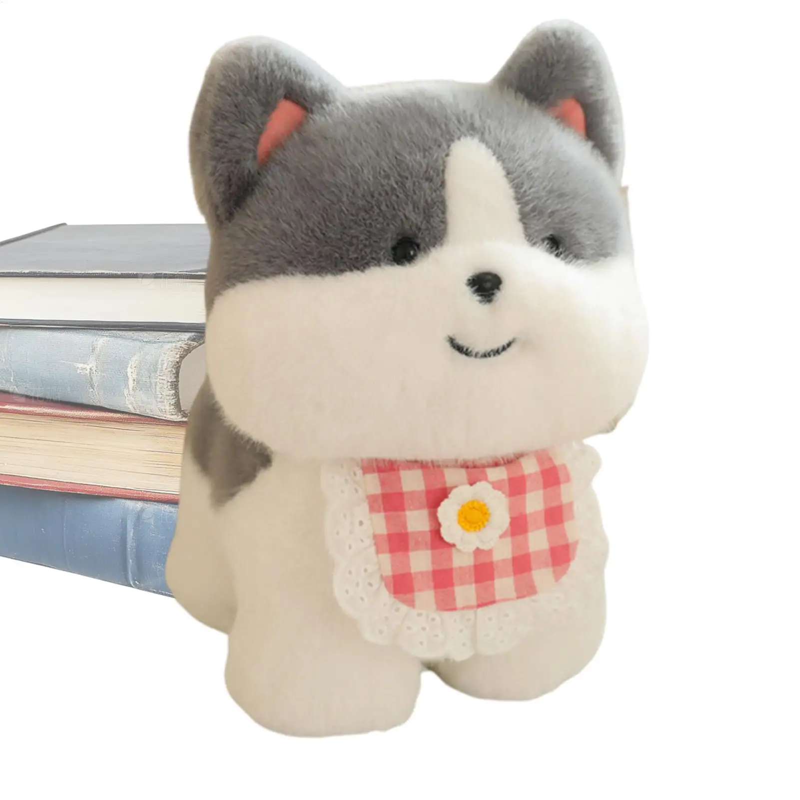 

Stuffed Dog Doll Soft Bedtime Soothing Display Animal Plush Dog Figure Toy For Boys Sisters Friends Pet Lovers Teens Sofa Bed