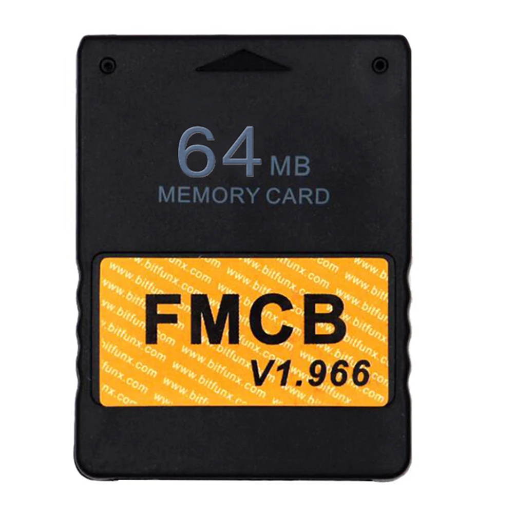 Free McBoot v1.966 8MB/16MB/32MB/64MB Memory Card Game Consolas Extended Card Accessories for Sony PS2 Playstation