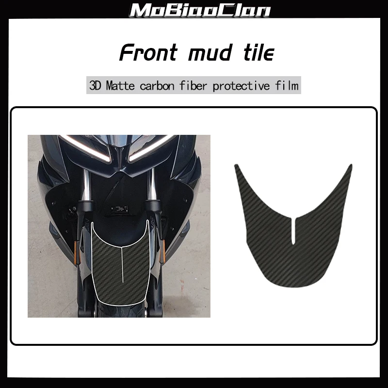 For ZONTES 350D 3D Motorcycle Carbon Fiber Sticker Transparent Film Waterproof And Scratch Resistant Modification Accessories
