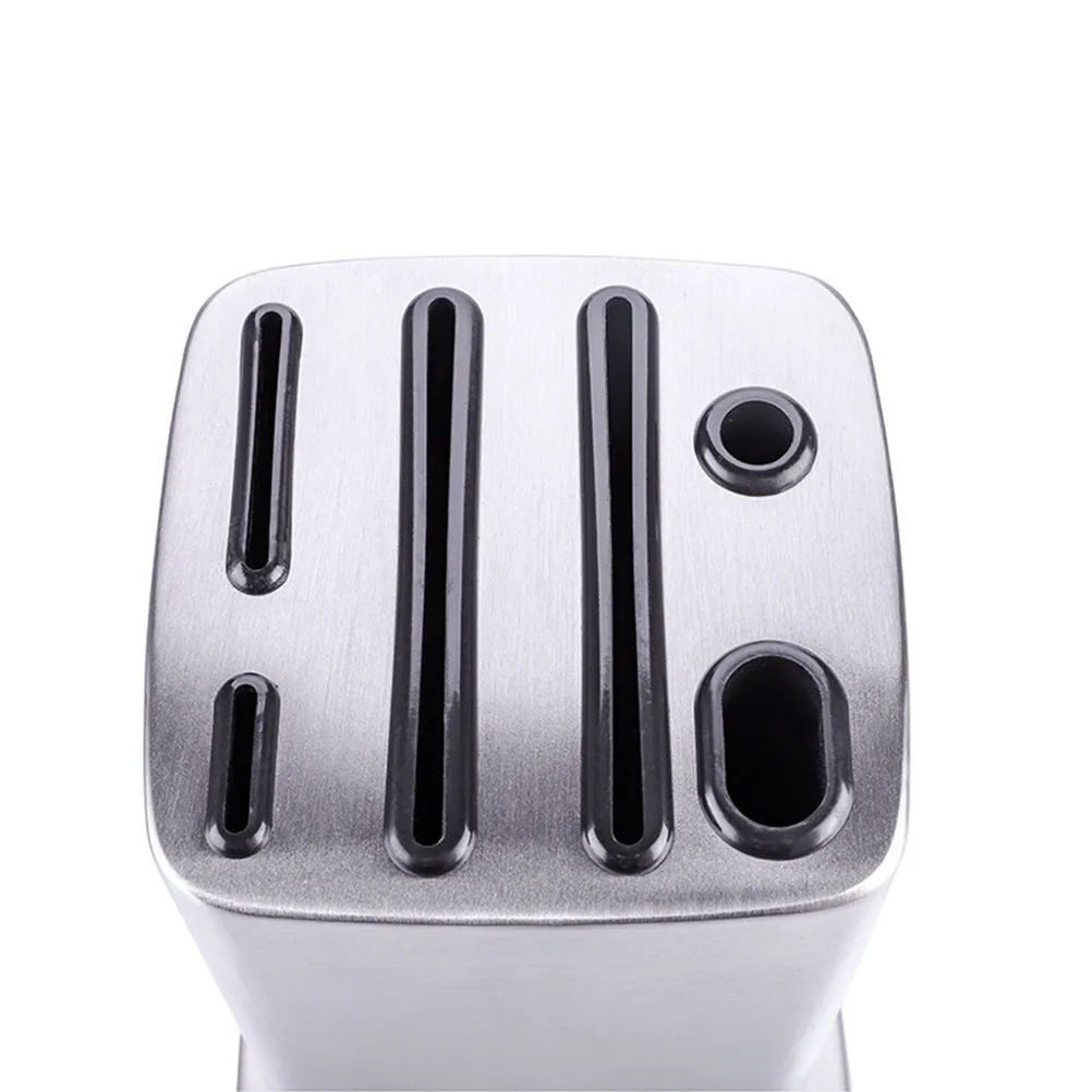 support-de-rangement-pour-couteaux-en-acier-inoxydable-de-qualite-superieure-a-6-emplacements-pour-l'organisation-de-la-cuisine-bords-des-fentes-inclines-base-antiderapante-compact-et-robuste