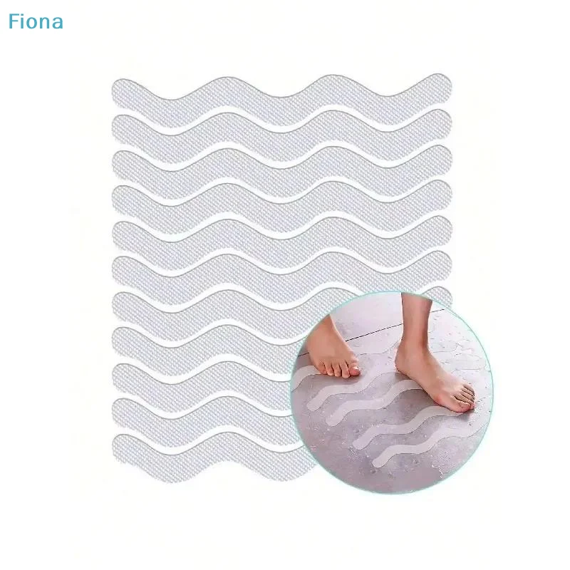 ⛟Transparent Bathroom Bathtub Anti Slip Sticker Strong Adhesive Easy To Cut Waterproof Anti Fall Safety Sticker
