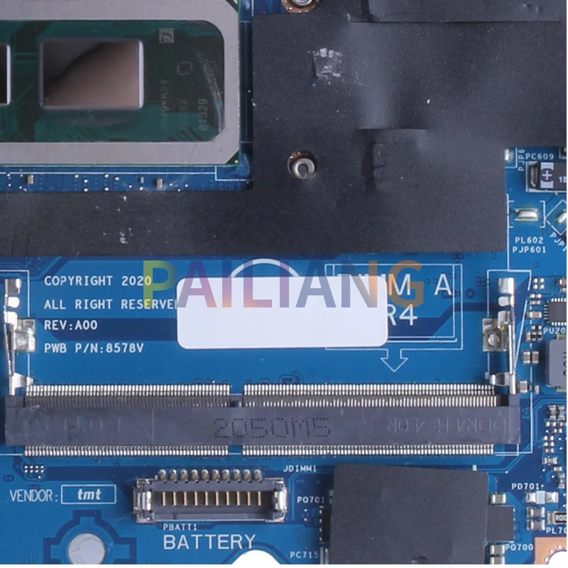 For DELL Latitude 5410 Laptop Motherboard FDZ41 LA-J371P i3 i5 i7