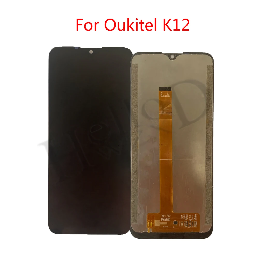 

6.3'' Original Tested LCD Display For Oukitel K12 LCD Display Touch Screen Digitizer Replacement With Scratches and Glue Marks