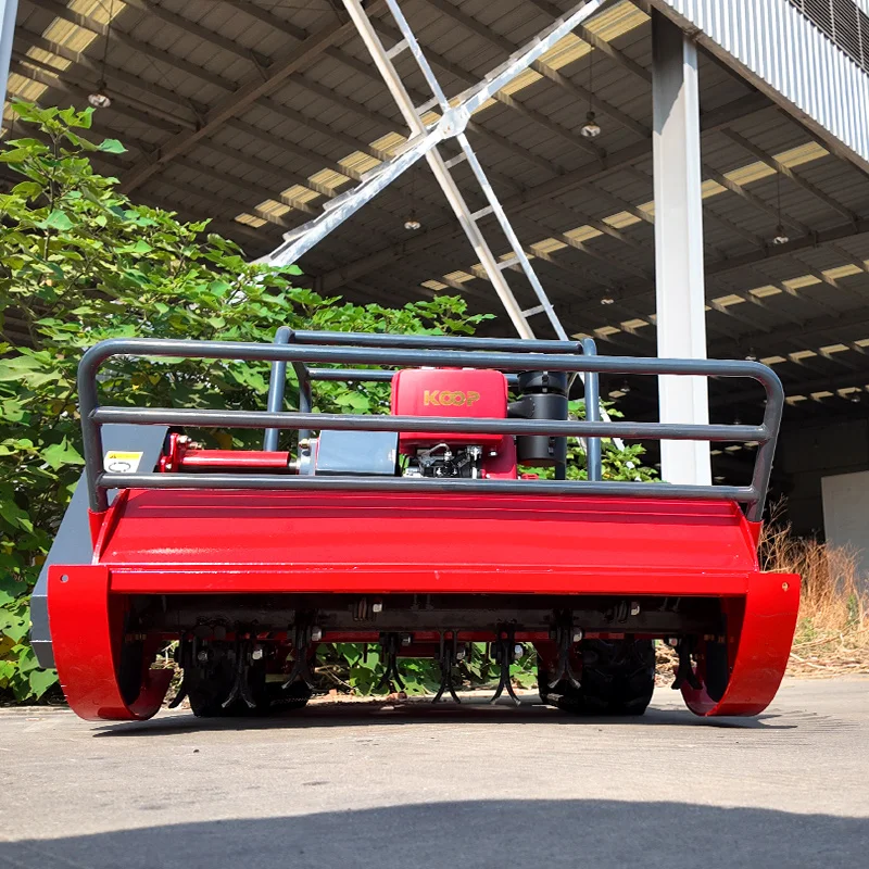 

Customizable wide remote control rubber track lawn mower, high grass cutting machine, anti rollover, stable operation