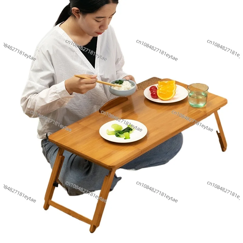 Foldable Bed Tray Table Laptop Stand Small Desk for Home Dorm Room Kids Study Eating Breakfast in Bed Portable Lap Desk