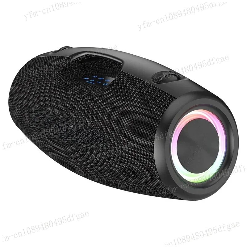 100W Portable Outdoor Speaker IPX7 Waterproof Wireless Speakers with RGB Lights, Rich Bass Stereo Sound 12H Playtime