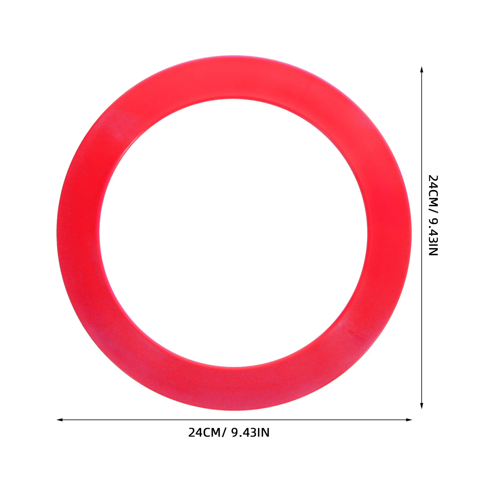 3Pcs Juggling Rings Set Smooth Lightweight Plastic Throwing Hoops for Skill Building Coordination Practice Circus Performances