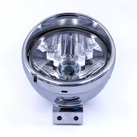 Motorcycle Head Lamp for Suzuki Haojue Jingcheng GZ125 GZ125HS GZ150-A 12V Universal Chrome Front Lighting System