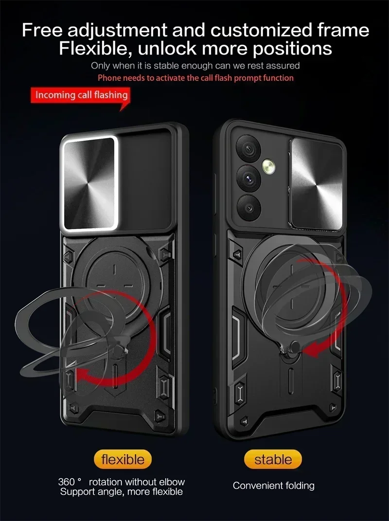 Für Samsung Galaxy M13 M23 M54 F23 5G Fall Schiebefenster Kamera schützen Rüstung Handy hüllen für Samsung M 13 23 54 F 23 Rückseite