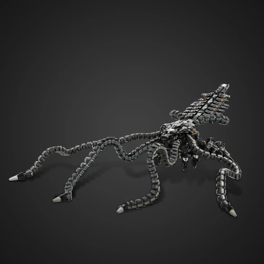 MOC ホライゾンズゲームホルスミディスケールビルディングブロックモデル 1:1 スケールチャンピオンズスピアレンガ diy 組み立ておもちゃ子供のためのギフト