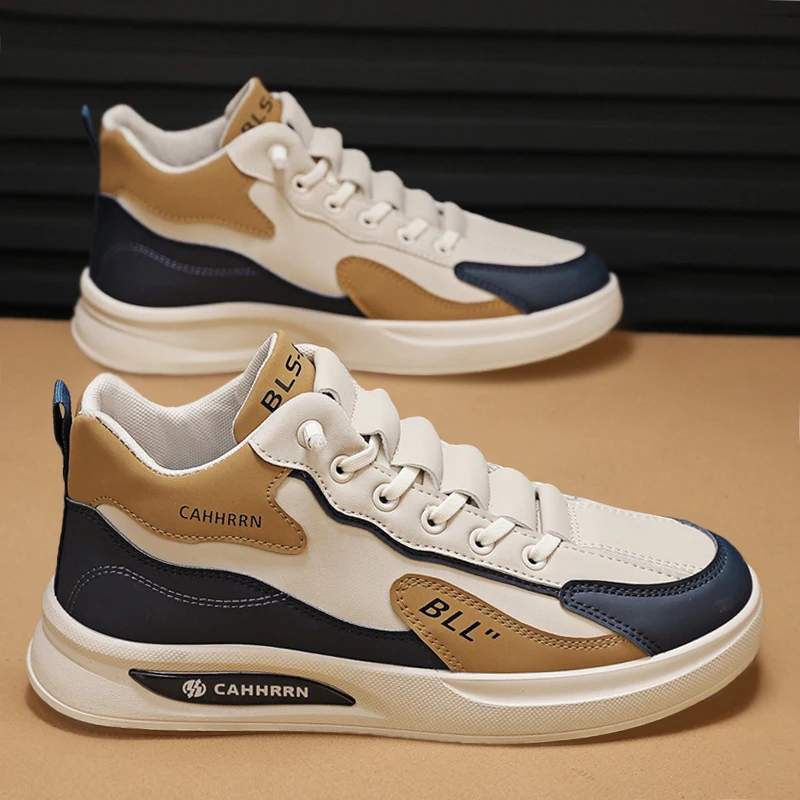 Classic Casual Low Cut Skate Shoes For Adult Men Soft Inner Material Wearproof Outsole Versatile Style Daily Outdoor Walking