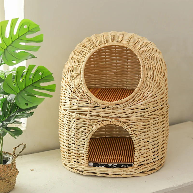 rattan cat litter to keep warm