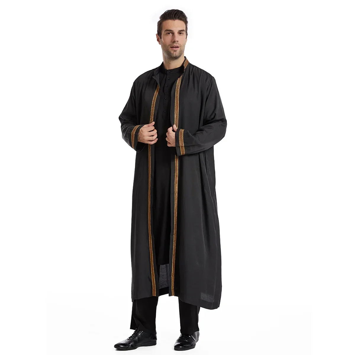 Abaya Musulmano Islamico Uomo Jubba Thobe Abbigliamento Vestaglie, Turchia, Medio Oriente Nuovo Stile Abiti Musulmani, Dubai, Abbigliamento IAE S-XXXL