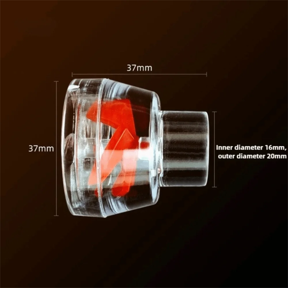 Plastic Wave Maker Nozzle 360° Rotatable DIY Return Flow Connector Orange Aquarium Outlet Fitting Freshwater Fish Tank