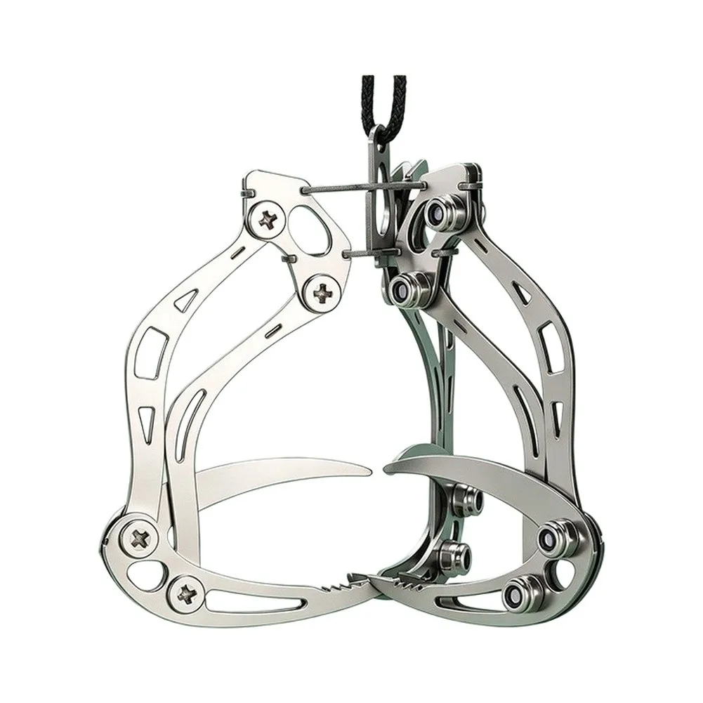 Stainless Steel 5 Prong Retrieval Hook 30cm Wide Opening Claw For High Altitude Rescue Search And Recovery Operations Tool