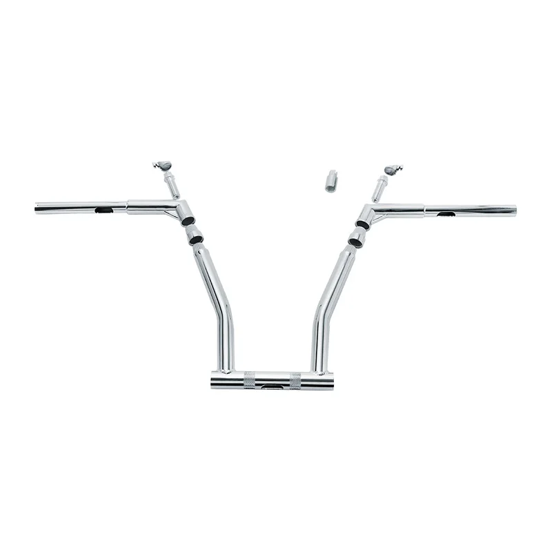 مقود دراجة نارية 12 بوصة 16 بوصة 18 بوصة ارتفاع 1 1/4 بوصة قابل للتعديل لدراجة Harley Road King Softail Dyna FLD