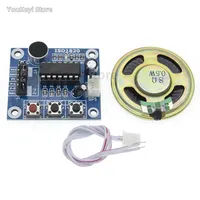 1-10pcs ISD1820 Voice Recording Recorder Module With Mic Sound Audio Loudspeaker Microphones