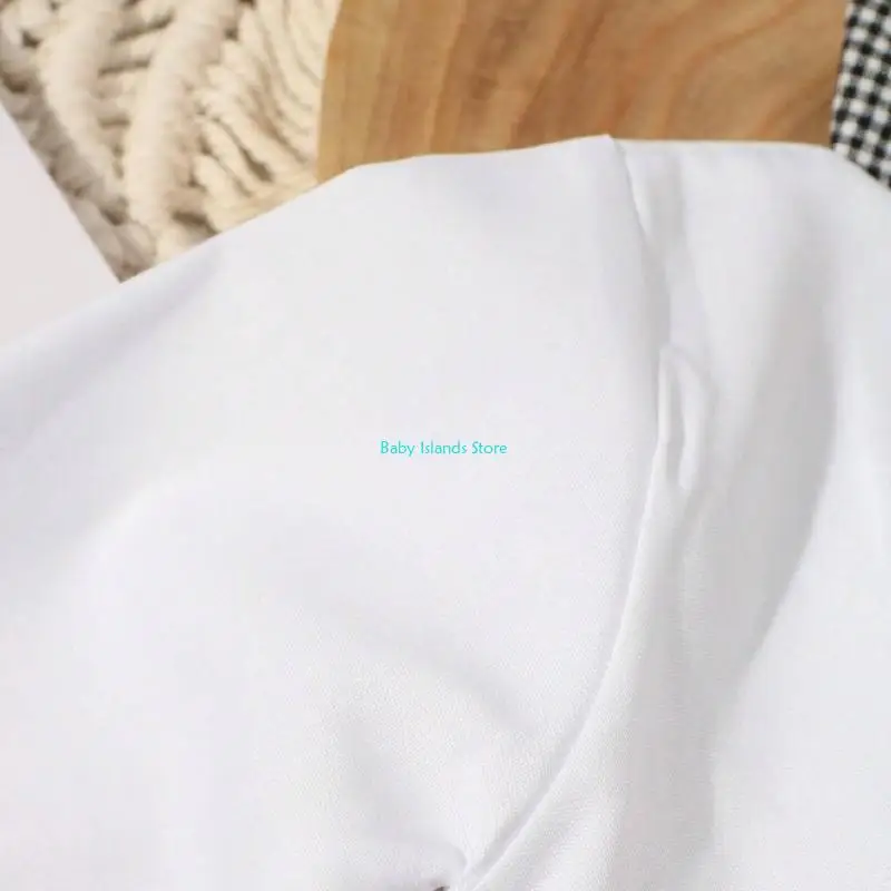 k92d طفل زي صورة زي الطبخ مجموعة مع قبعة كوك حديثي الولادة صورة bodysuits photoshoots ملابس الاطفال #4