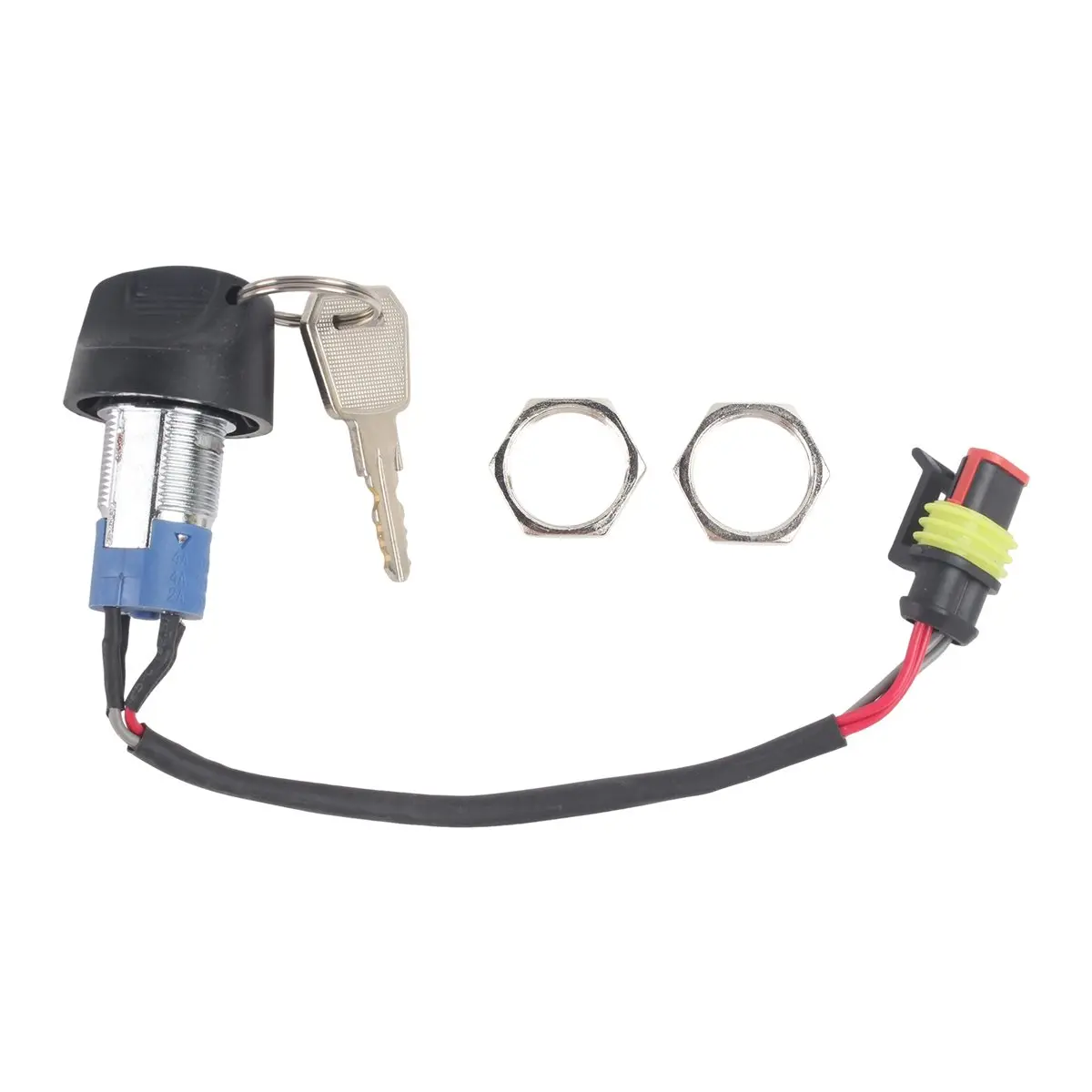 Compatible Engine Ignition Switch W/ Key 1220-520002-AC JK118- for Electric Forklift EPT20