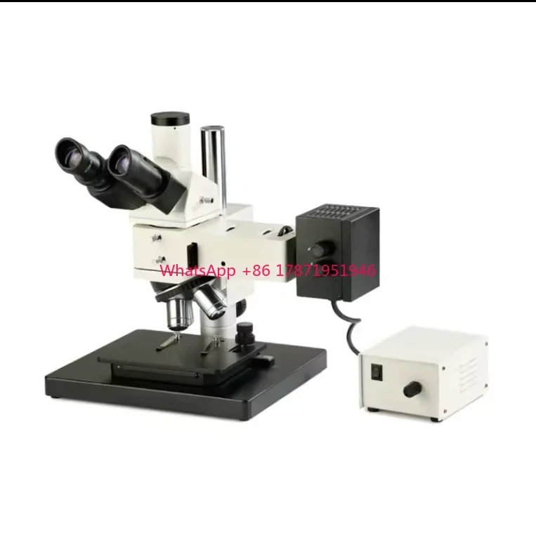 PH-ICM100 50X-500X precision optical instrument wide field trinocular metallurgical microscope