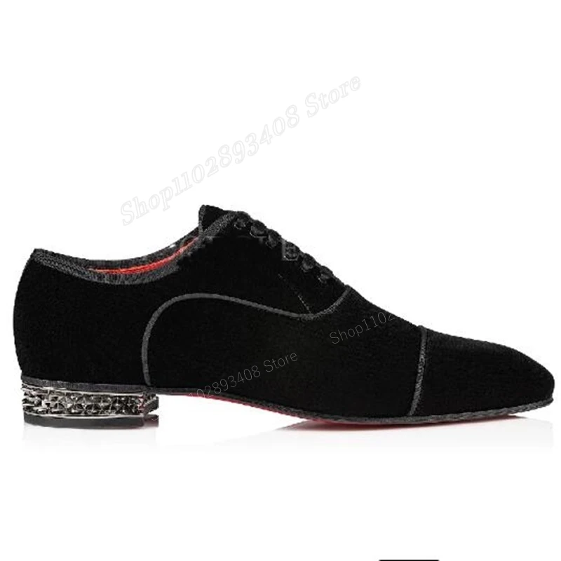 Black Mutilcolor Crystal Men Dress Shoes Pointed Toe Cross Tied Business Flat with Slip on Men Shoes 2023 New Zapatillas Mujer