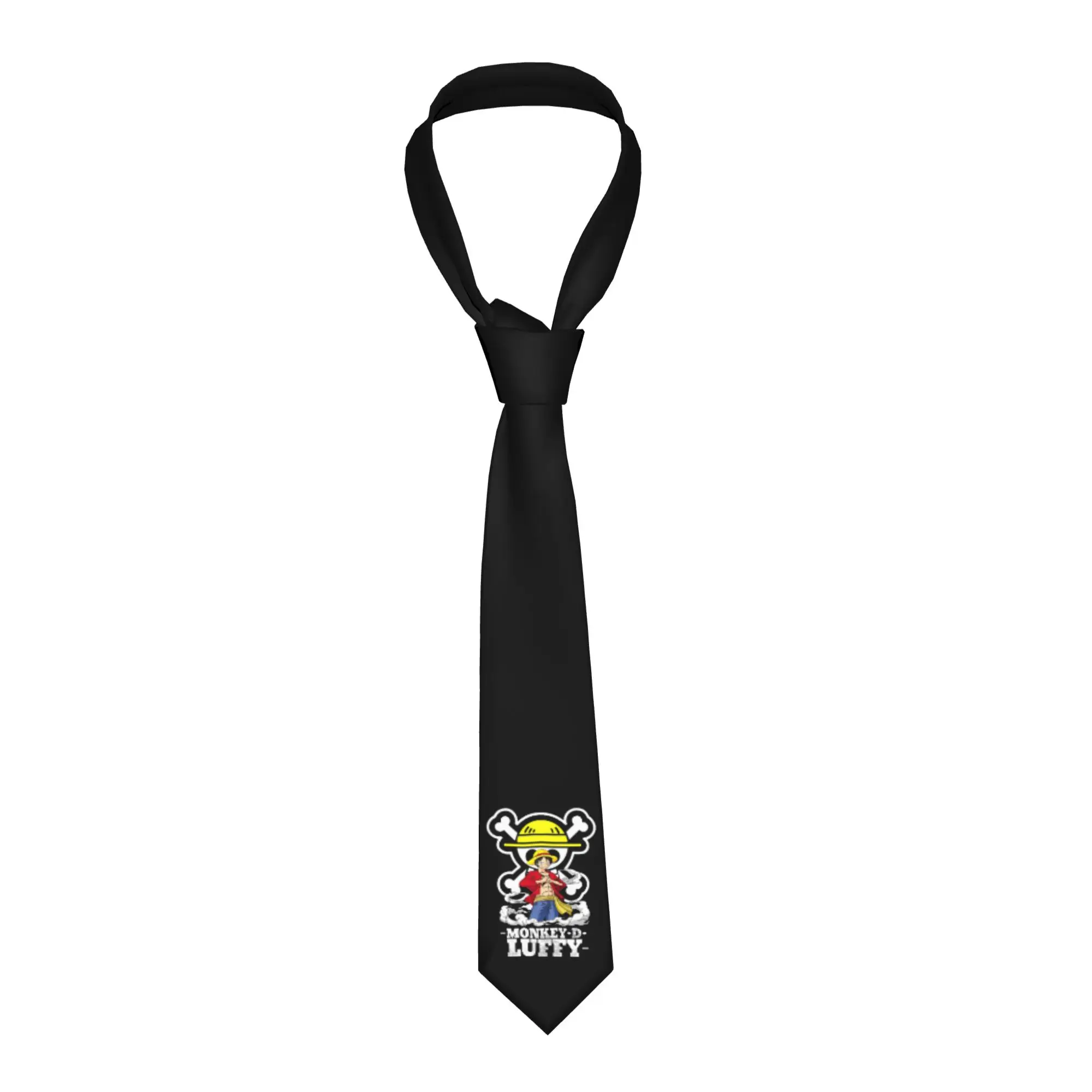 

Мужские узкие галстуки 8 см с изображением Луффи из аниме One Piece, повседневные, для мужчин, аксессуары, галстук-бабочка, свадебные аксессуары, для вечеринок