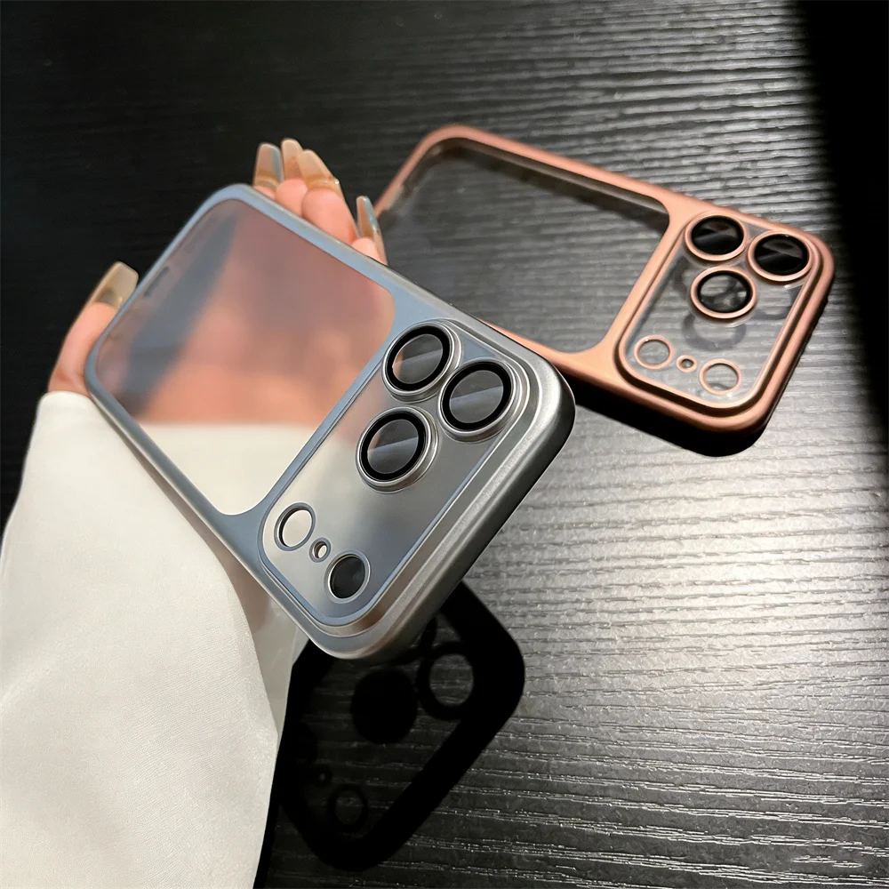 Luxury Ultra Slim Plating Matte Soft Case for iPhone 17 Air 